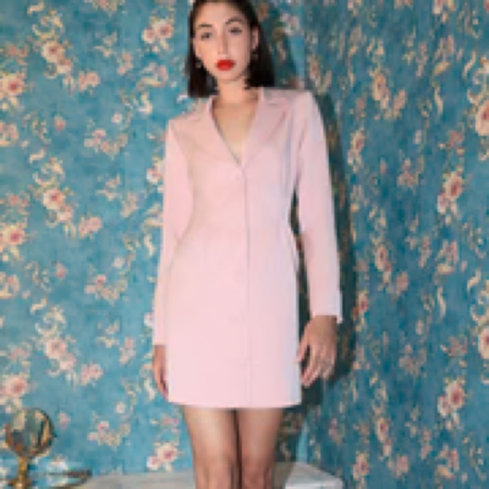 Viv Tailored Mini Blazer Dress by Greylin Collection